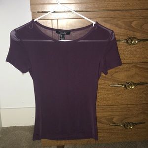 Purple Mesh Tshirt